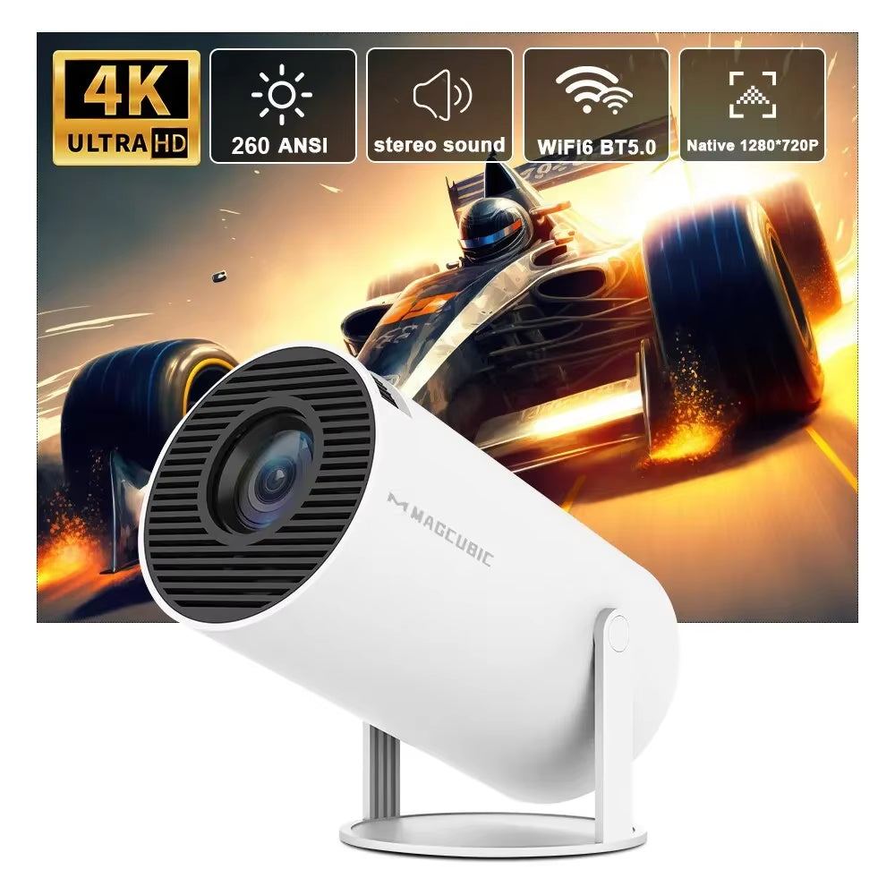 Mini Video Projector With WiFi6 and Bluetooth 5.0